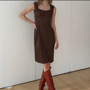 y2k empire babydoll 2000s grunge Romantic vintage Gilmore girls chocolate brown